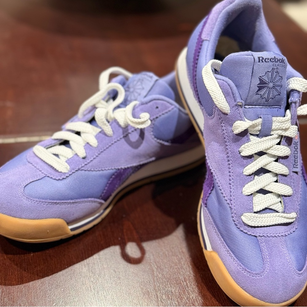 RARE VTG Reebok Campio XT Women's Lavender Sneakers
